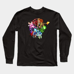 COLOR WHEEL CHARACTERS Long Sleeve T-Shirt